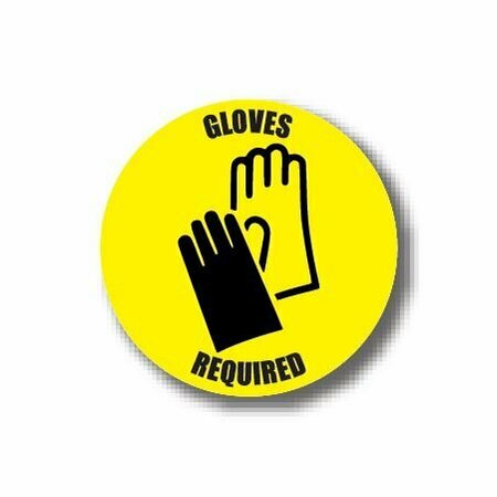 ERGOMAT 16in CIRCLE SIGNS Gloves Required DSV-SIGN 256 #3826 -UEN
